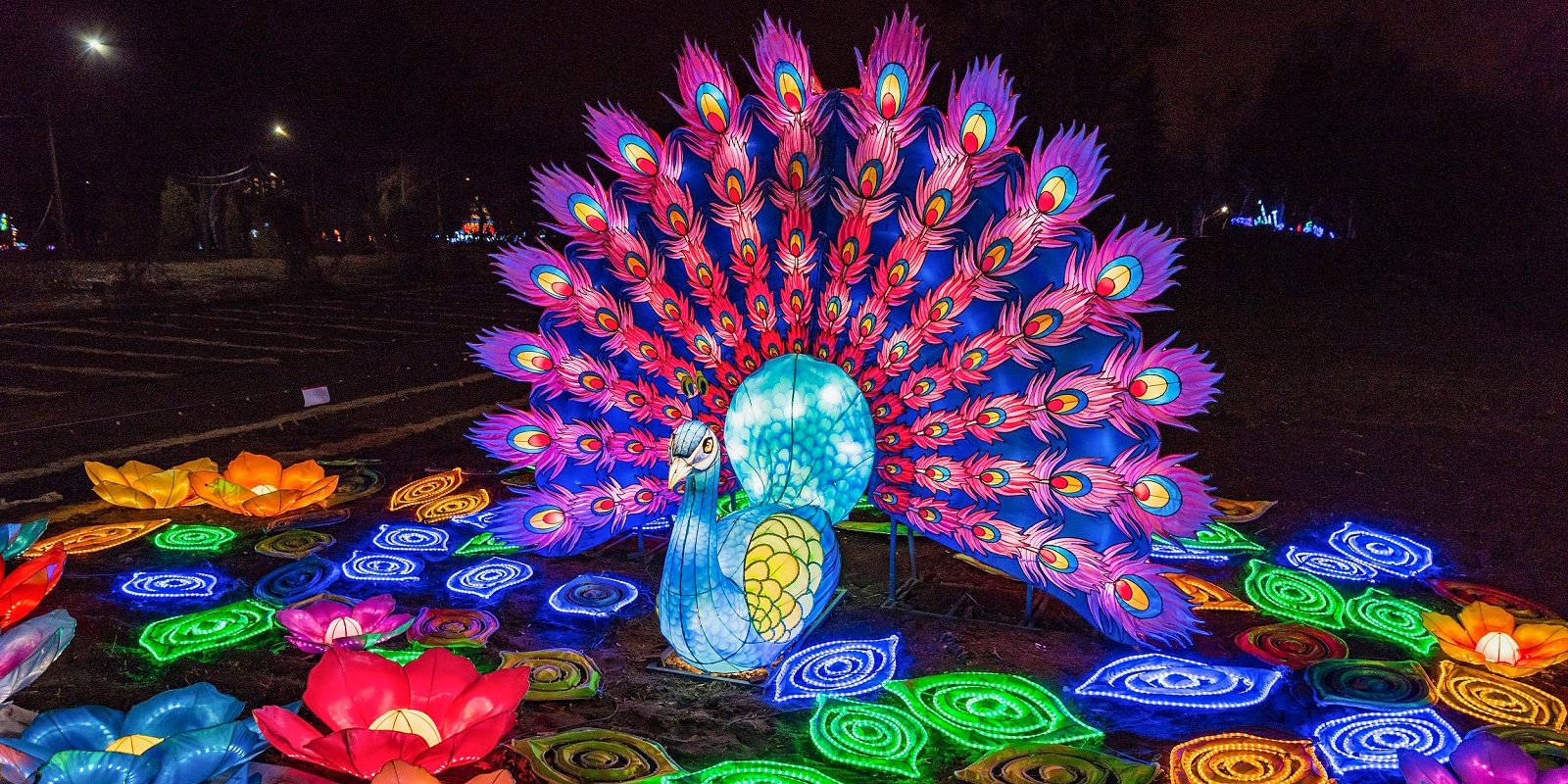 Кусочек китайских традиций в Сокольниках: фестиваль волшебных китайских фонарей