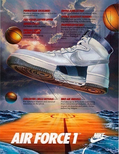 Nike Air Force: история одних из самых продаваемых кроссовок Nike.