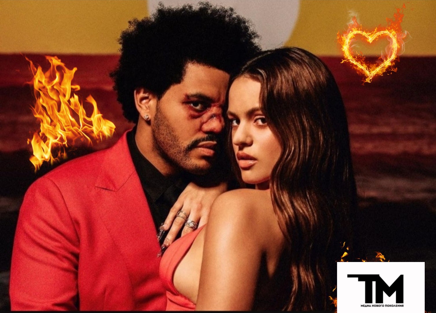 Обновленный “Blinding lights” от The Weeknd и Розали