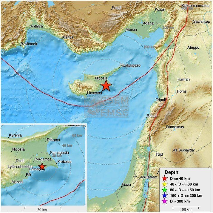Всех «потрясло»: землетрясение на Кипре